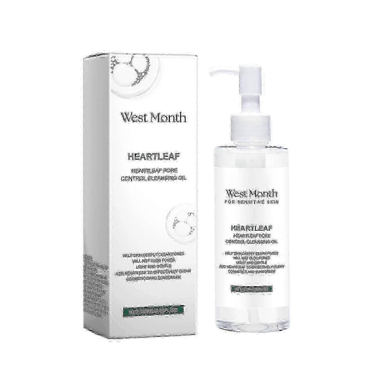 West Month Pore Cleansing Oil Cleansing Face, Eyes And Lips Moisturizing Refreshing And Gentle Cleansing Cleansing