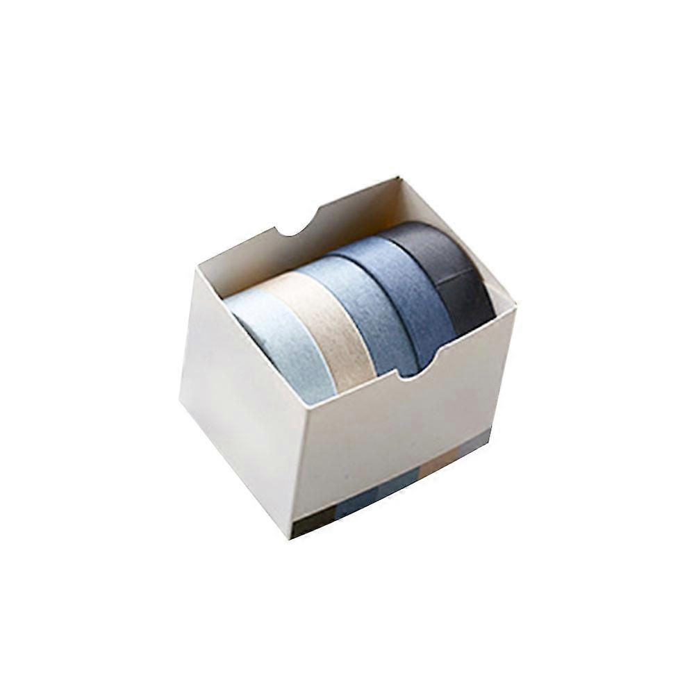 Decorative Washi Tape Assorted Color for Photo Albums Furniture Easy to Peel and Stick 500x1x0.1cm 5Pcs
