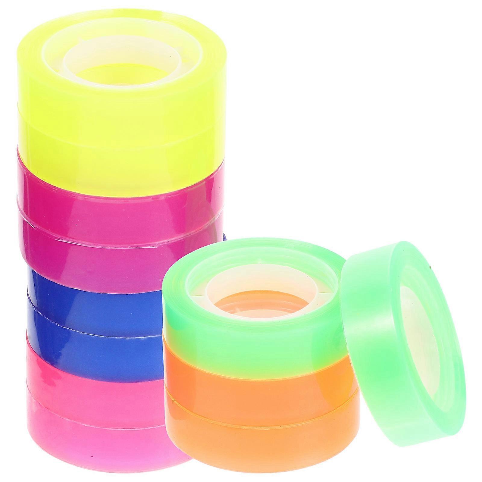 Tape Decoration Bopp Tapes Home Decoration Simple Style 1800X1.2CM Colored Tape 12 Rolls