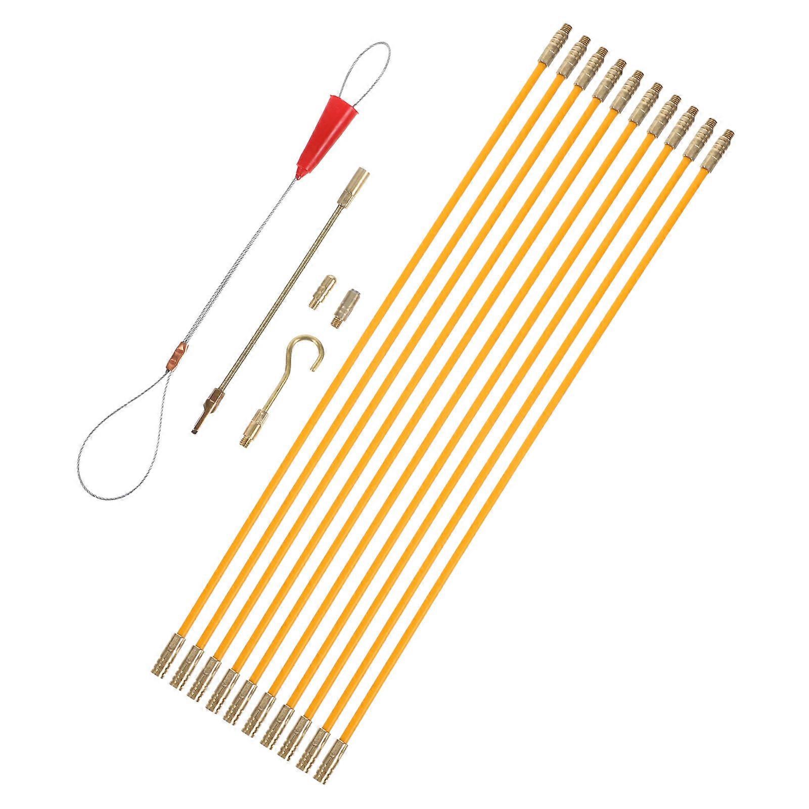 It sounds like you're referring to a **Fiberglass Wire Pull Rods Kit** – a commonly used tool by electricians for pulling wires through walls,