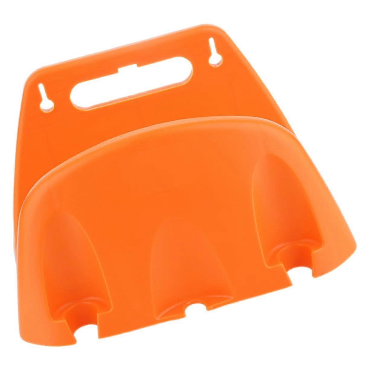 Gartenwasserrohrregal Halter für  Garten Wasserschlauch  Aufhänger Wandregal aus Plastik in Orange für Pferde und Wasserlösungen
