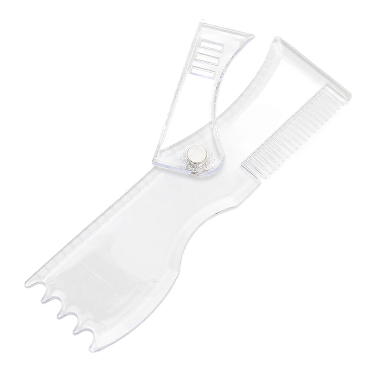 Transparent Beard Shaping Tool Template Manual Beard Trimmer Barber Pencil Set Mustache Styling Tool