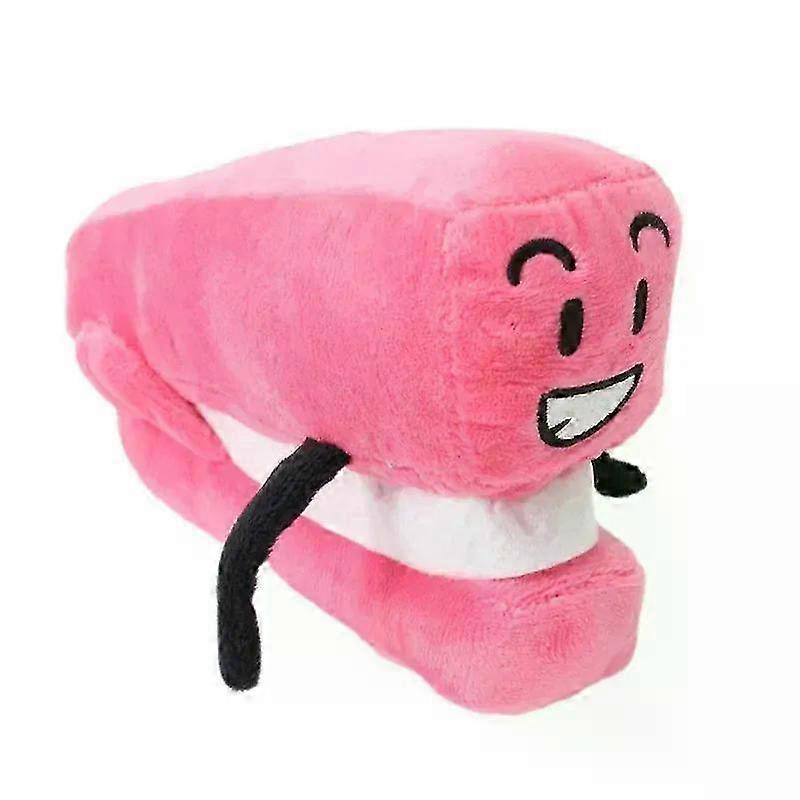 HaKeLai New BFDI Battle For Dream Island Plush Toy Stuffed Doll Soft Animal X Numbers Blintz Block Marker Pen Stapler French Fries Gifts 0619