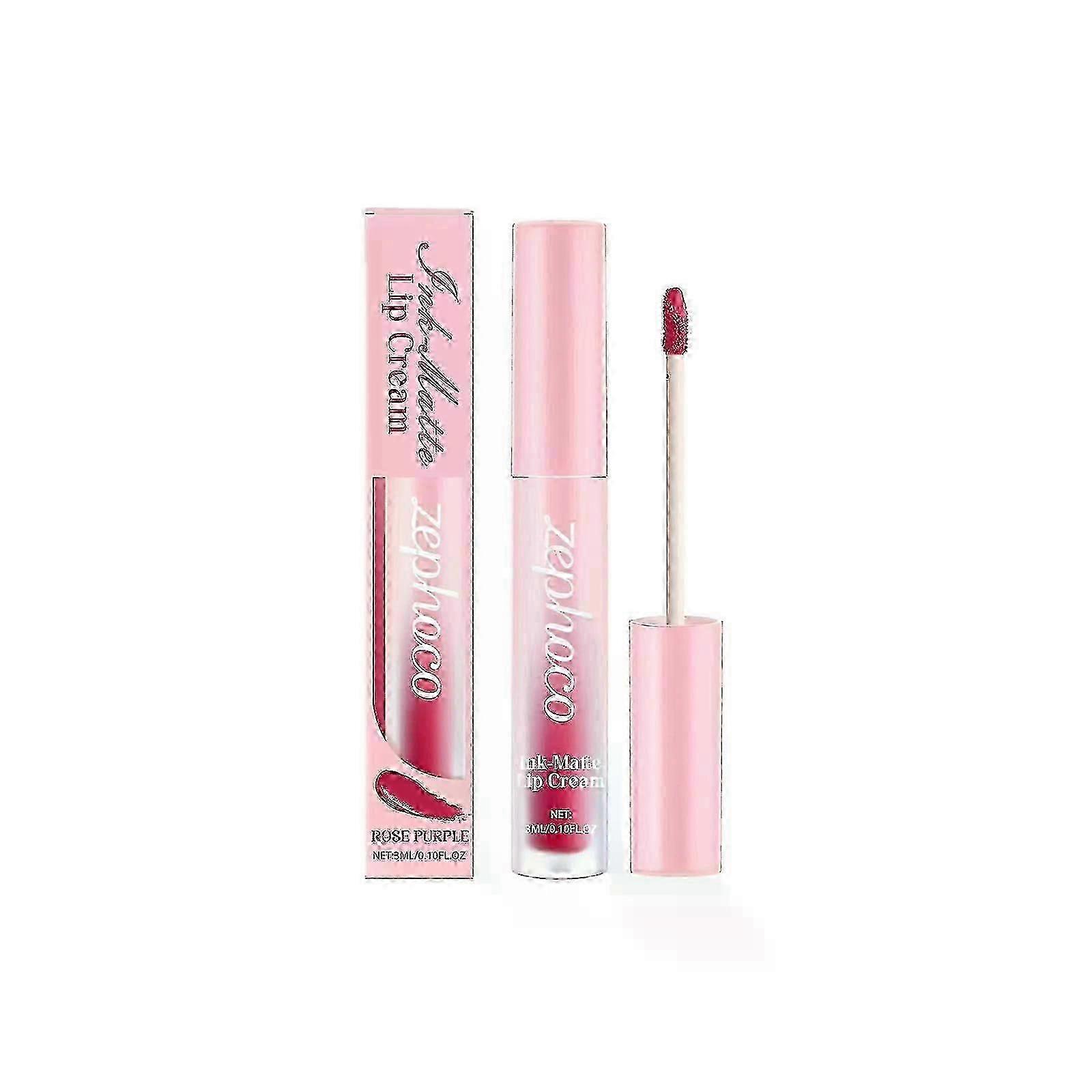 Matte Lip Glaze & Lip Liner Lip Pencil And Lip Glaze Lip Color Lip Liner Set Non-stick Cup Matte Lip Glaze