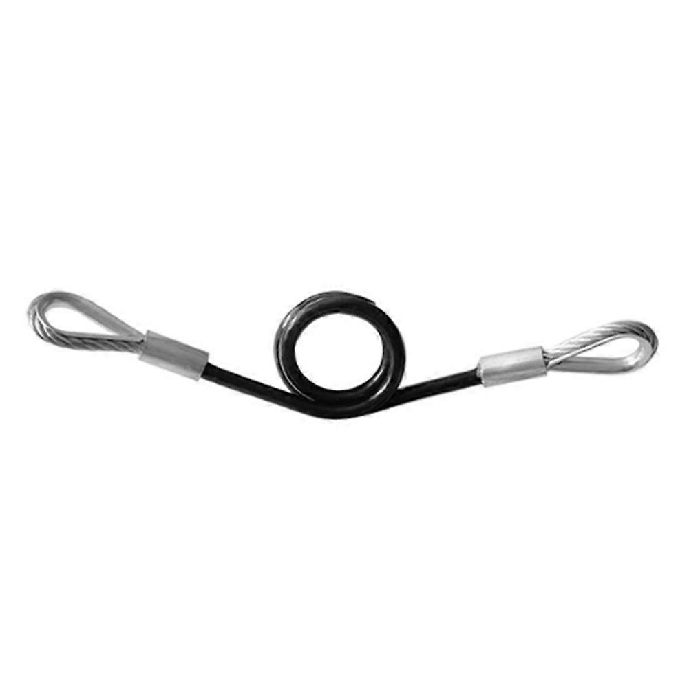 Trailer Safety Towing Cable Without Hook 3500lbs Load Bearing 70CM Maximum Extension Length Spring Towing Rope for RV