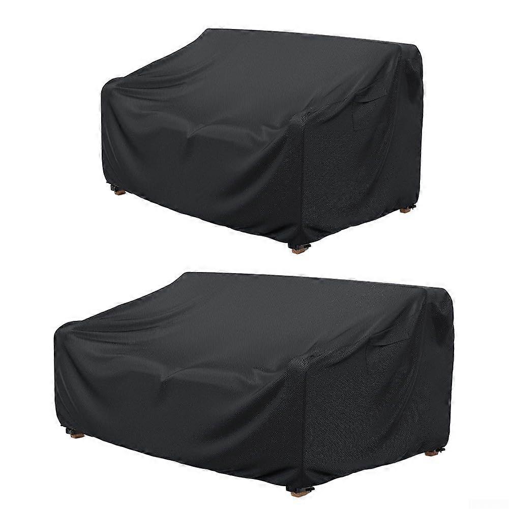 Stronger Than Standard Options Heavy Duty Waterproof Patio Sofa Cover Made of Sturdy 420D Material with Handles (60' x 42' x 30')