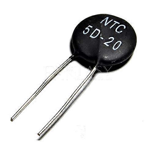 NTC Thermistor Resistor 5D-20 Pack of 10 Energy Efficient Thermal Resistors for Temperature Sensing Applications