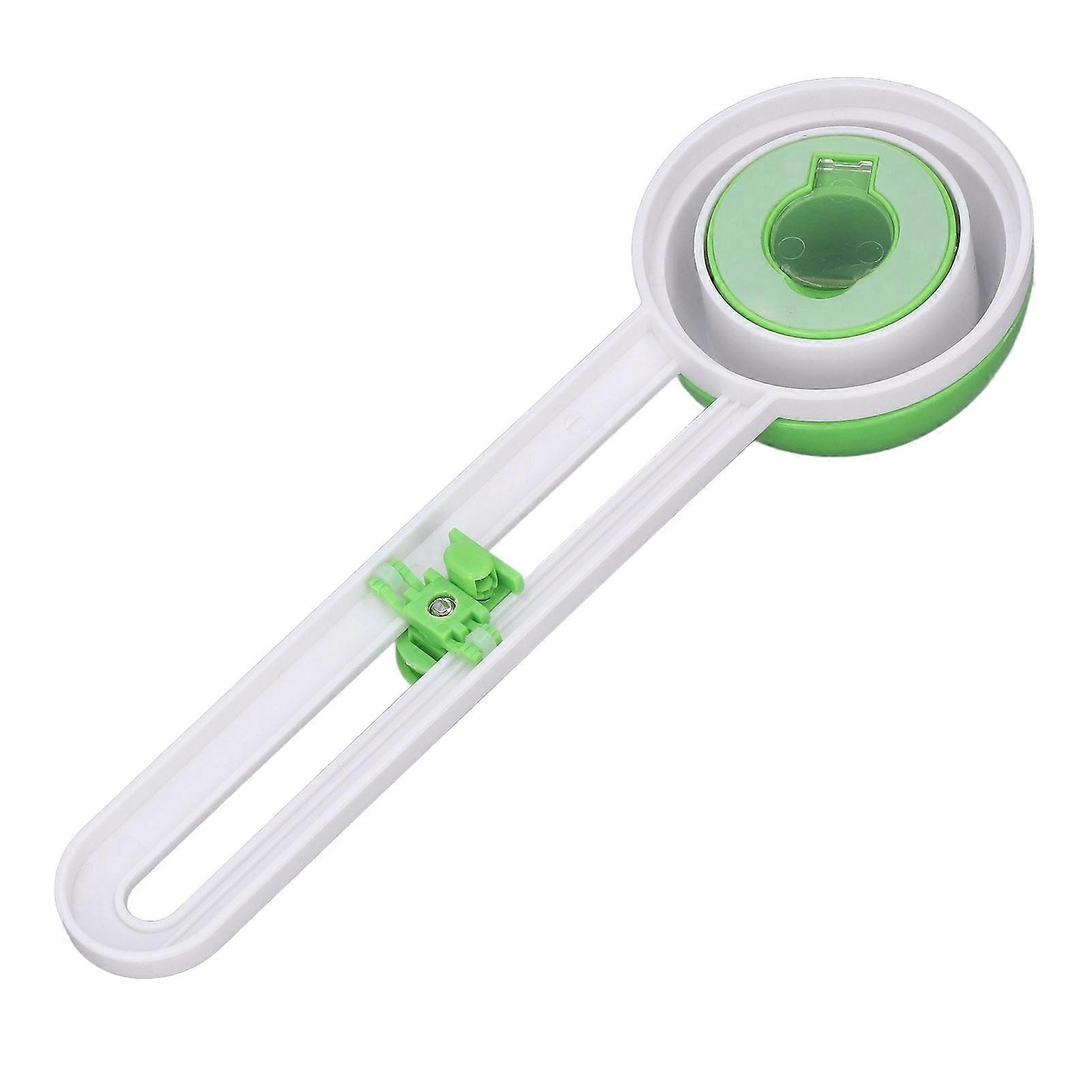 Circle Paper Trimmer DIY Manual Adjustable Lightweight Portable Paper Cutting Tool for Print Paper Green