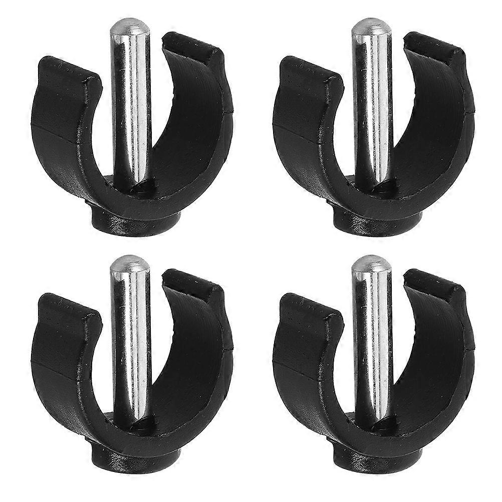 4pcs Cane Holder Clips for Walking Canes & Walkers – Durable ABS Steel Replacement Handgrips for Crutches, Wheelchairs, and Stability Supports – Easy