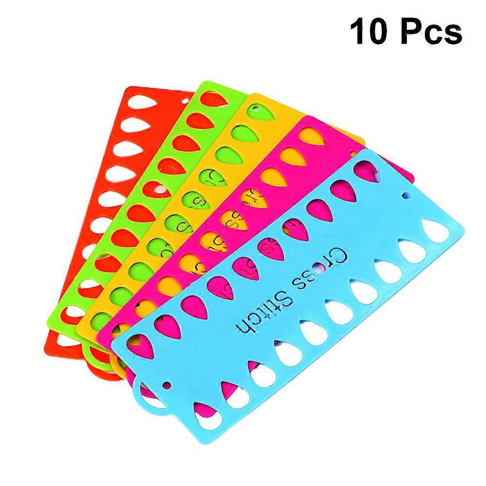 Water Drop Thread Board Organizer for Sewing, Embroidery & Cross Stitch – 10 pcs Floss Holder Winding Tool