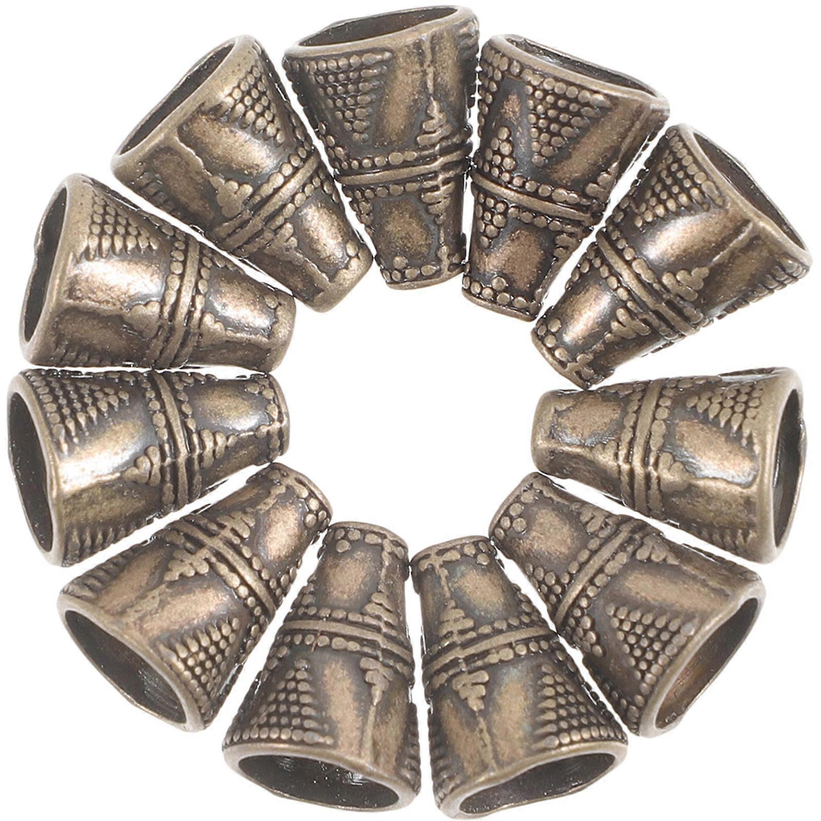 Metal Chimney Charms Beads for Jewelry Making – Durable Crafting Accessories for DIY Handicrafts and Headdress Decorations