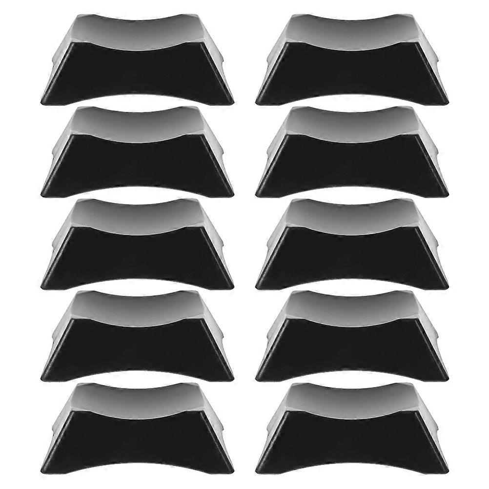 Basketball Display Stand Plastic Base for Storage 10Pcs Black Holder