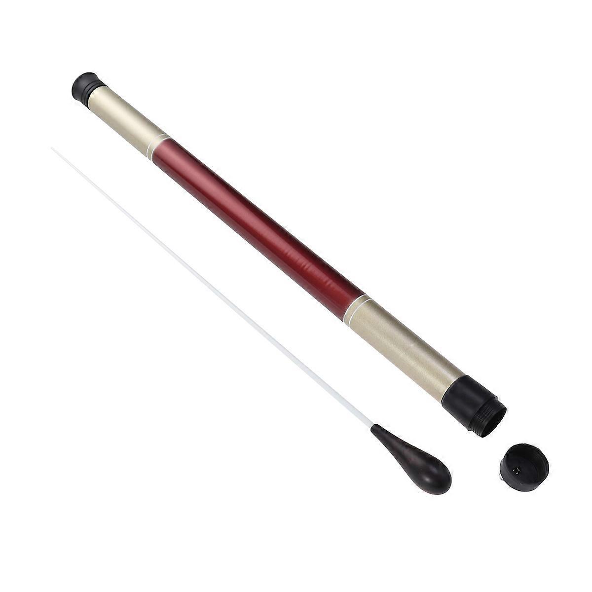 Orchestra Conducting Baton Glass Steel Assorted Color Lightweight Handcrafted for Music Use Size 2pcs