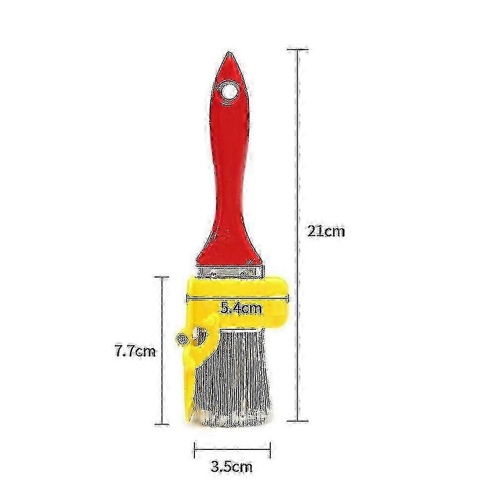 Handheld Paint Edger Tool with Roller Brush Kit for Wall Ceiling and Roof Trimming YVL