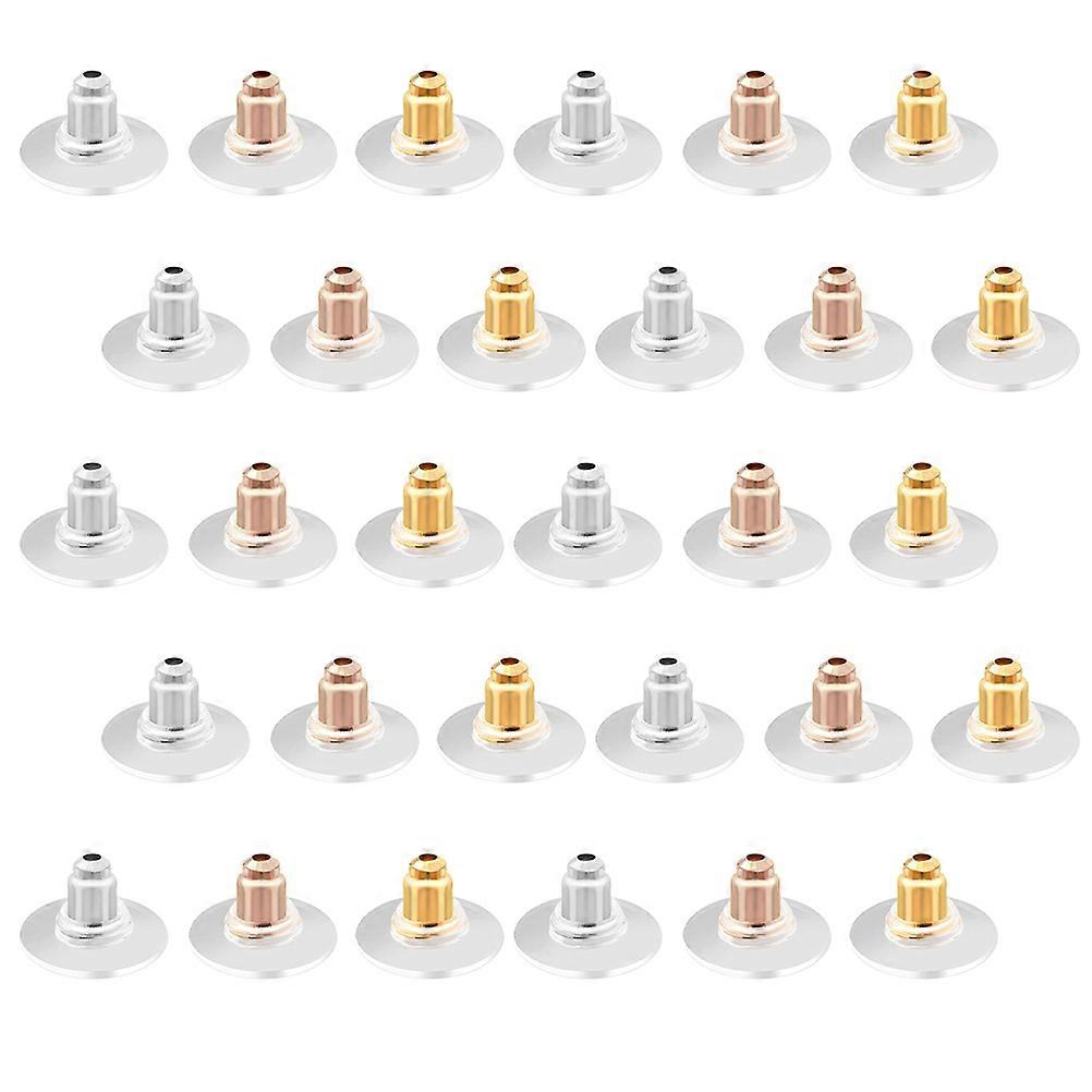 300 قطعة مقاطع قرط خلفية مصنوعة من الحديد المتين ألوان متنوعة لصنع المجوهرات DIY