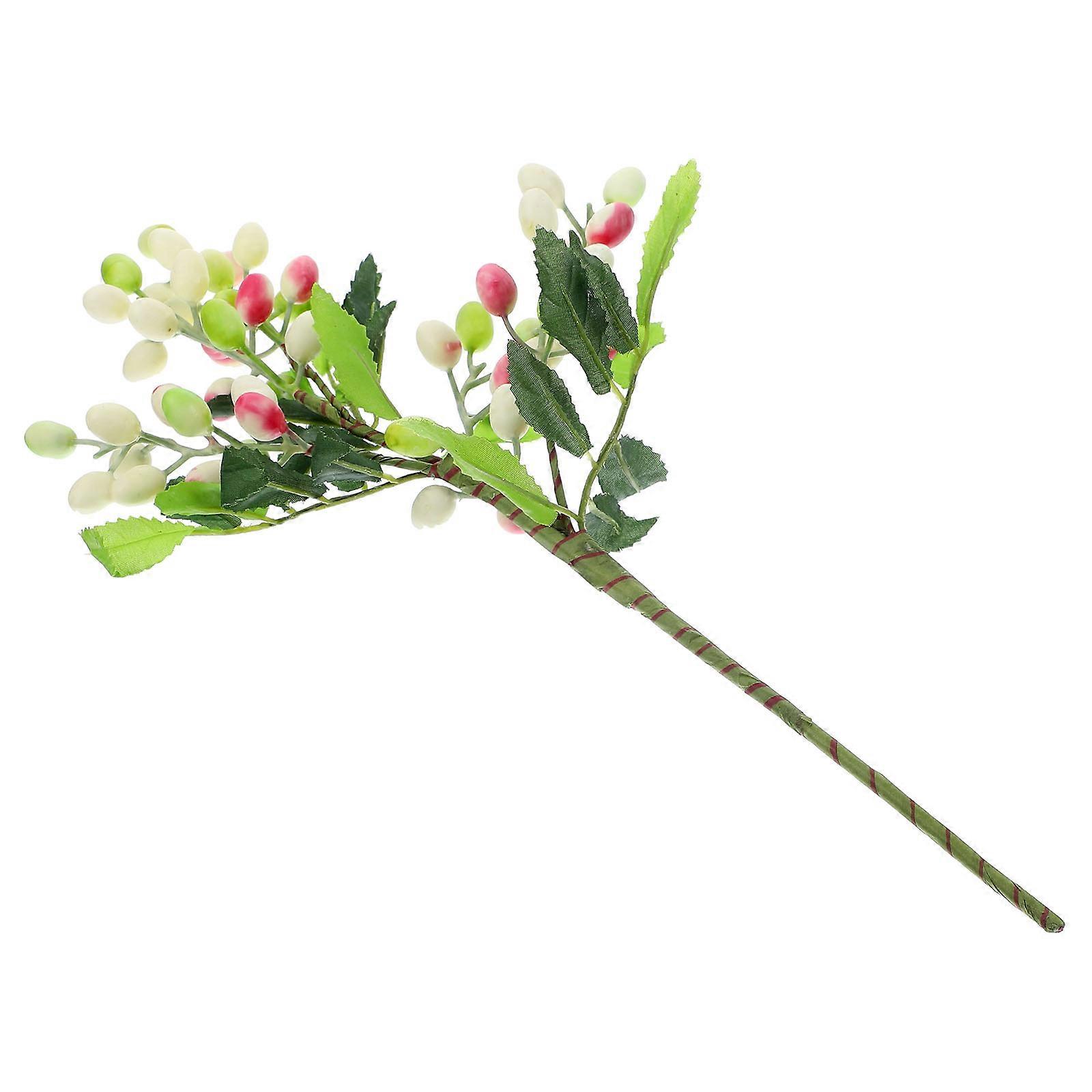 Artificial Berry Stems For Homeowners And Craft Enthusiasts In Multi Color With Realistic Simulation 1Set