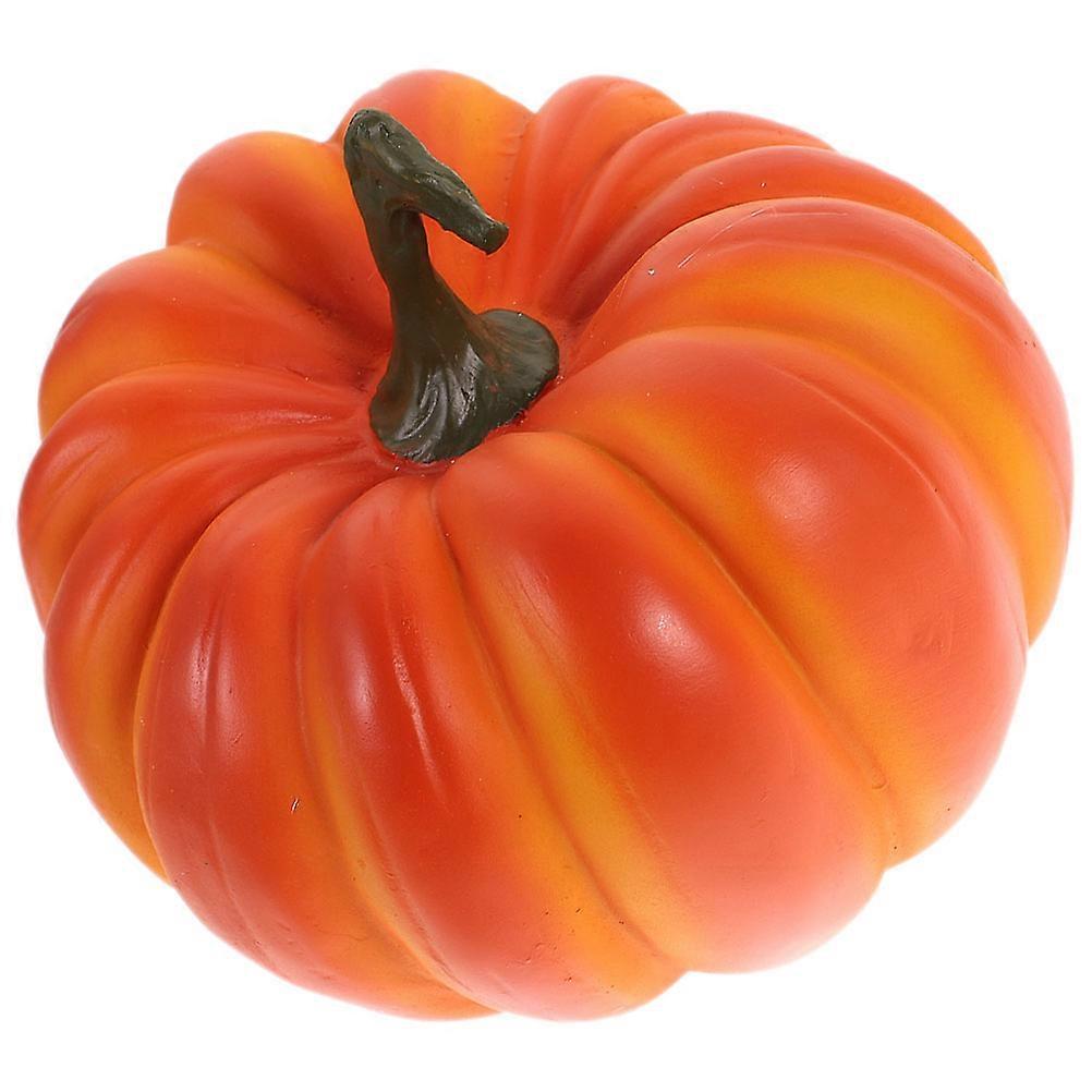 סימולציה דלעת דגם מזויף דלעת קישוט שרף חומר עיצוב ריאליסטי אביזרי ליל כל הקדושים 17.2X17.2X13.5 ס"מ אביזר צילום 1Pack