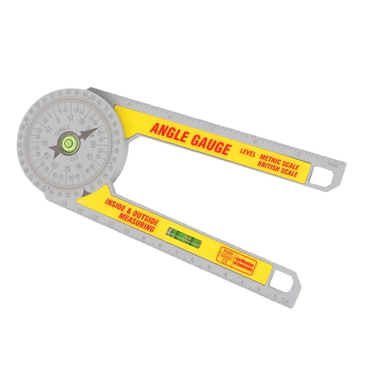 1 Piece Angle Finder Durable Material DIY and Protractor for Woodworking Precise Angle Measurer for Construction and Craft Projects