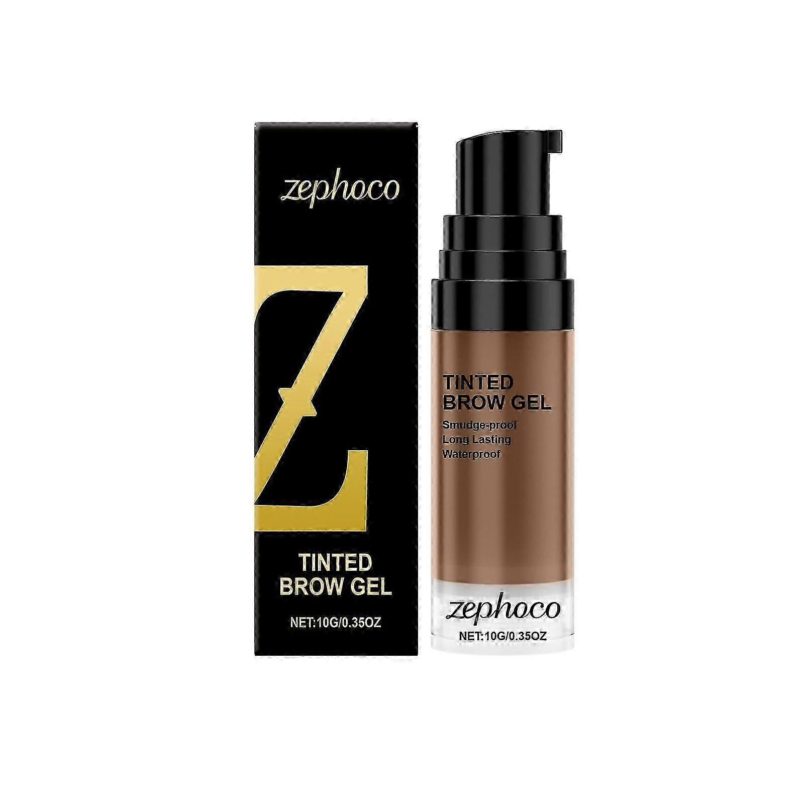 Tinted Brow Gel - Lightweight, Waterproof with Easy - Draw Brush for Natural 9D Brows