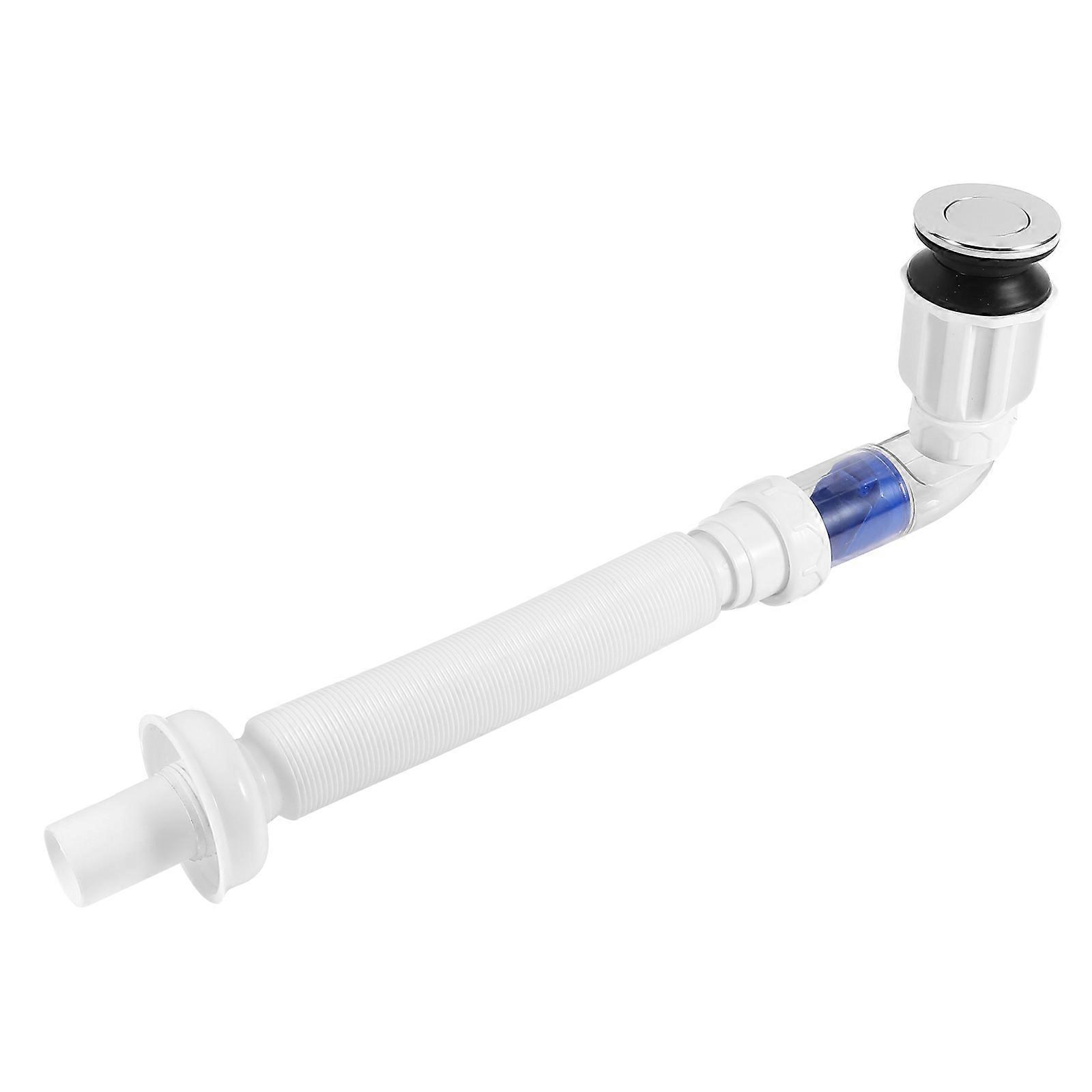 Cylindrical Sink Drain Pipe Flexible Design For Plumbing Projects 45x8cm Prevent Leakage 1Set