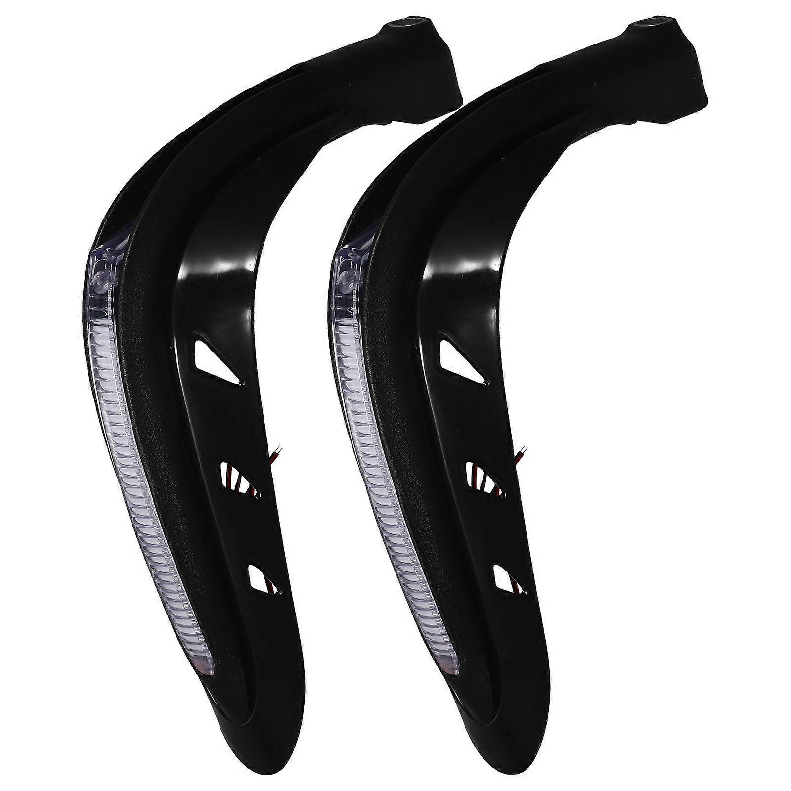 Motorcycle Handlebar Protector 2Pcs Handlebar Cover Black Impact Protection All Weather Conditions