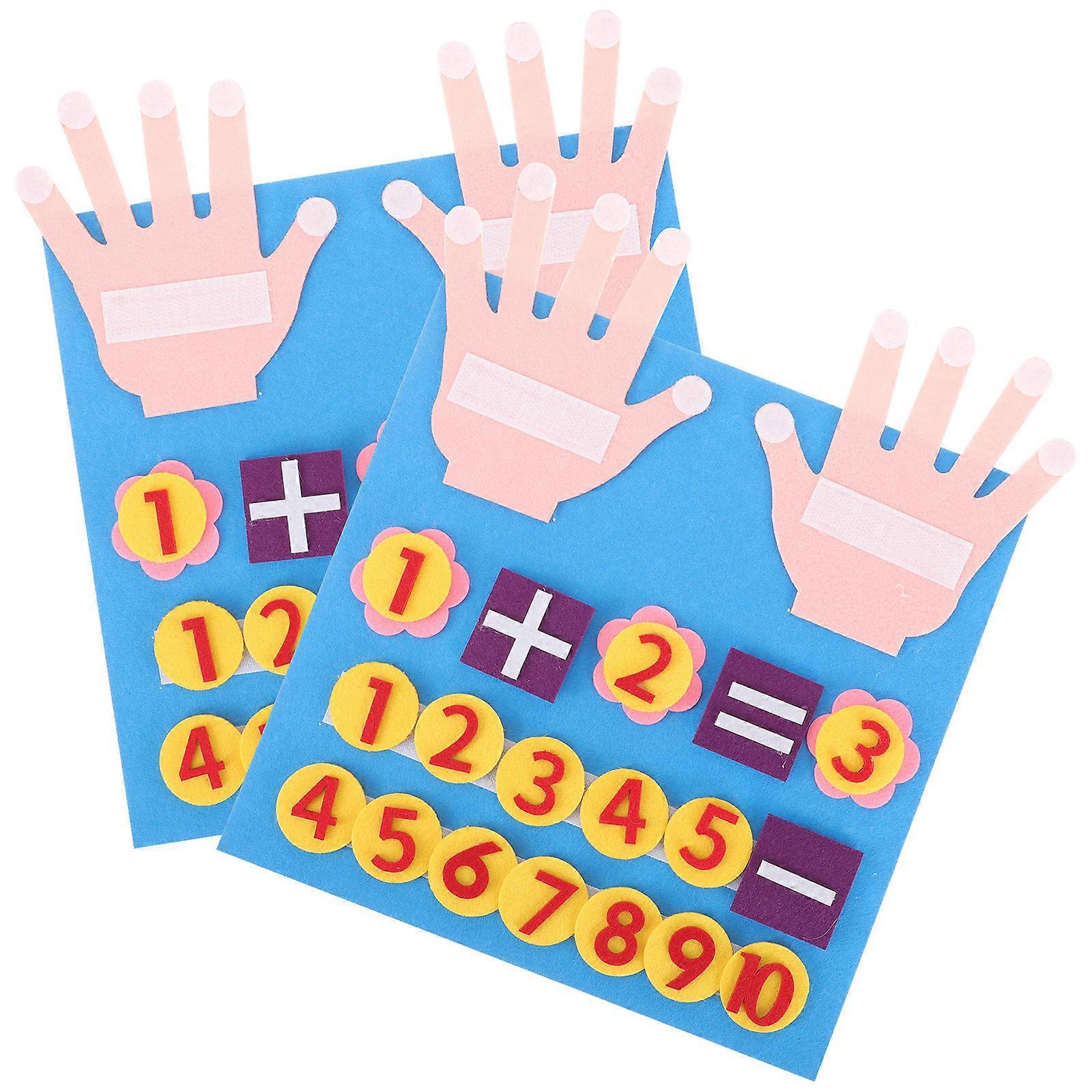 2 Sets Kids Math Addition and Subtraction Toys Educational Toy for Toddlers