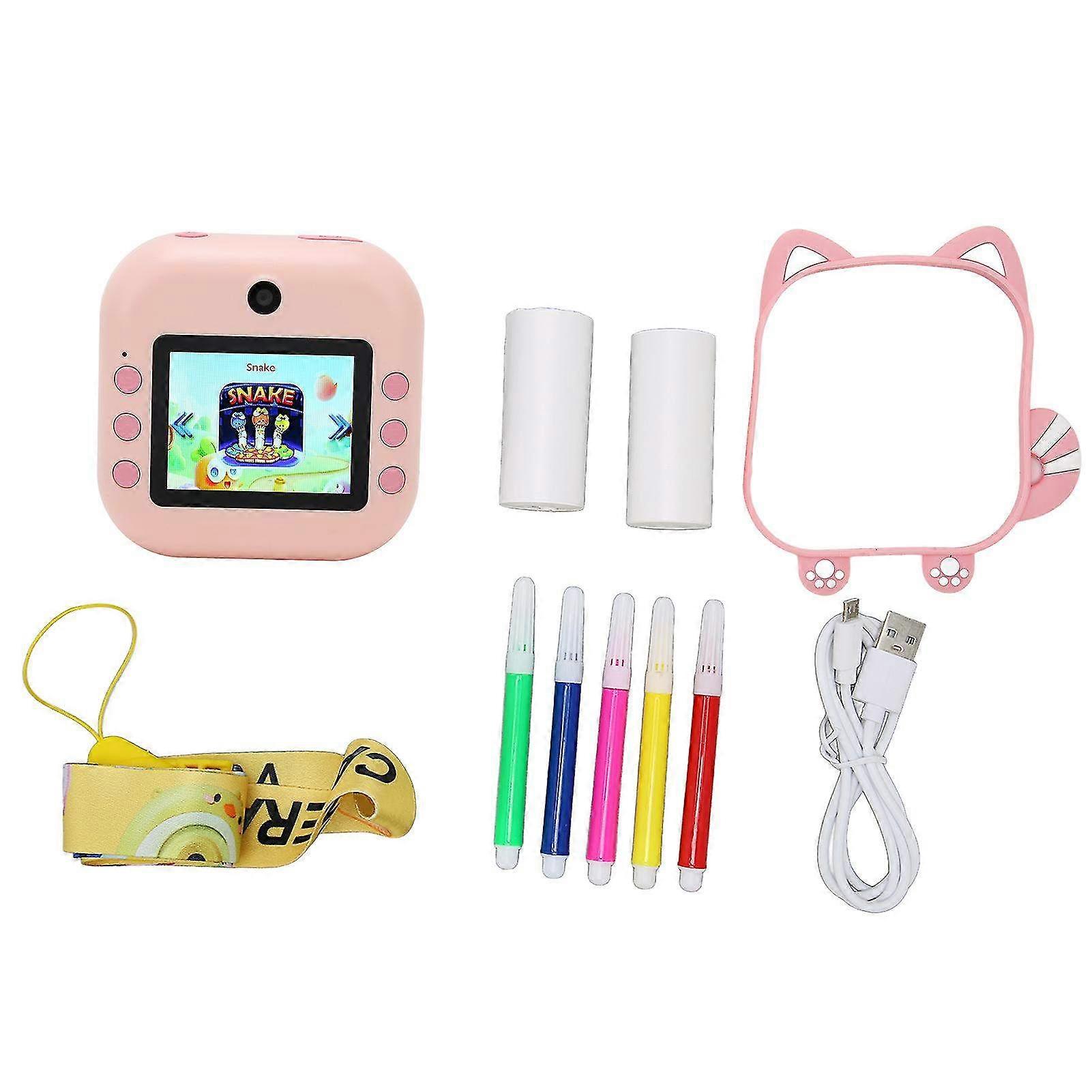 48MP Instant Print Digital Camera with 2.4 IPS Screen & 1080P Video - Kid-Friendly Camera with 8x Digital Zoom & Thermal Printing