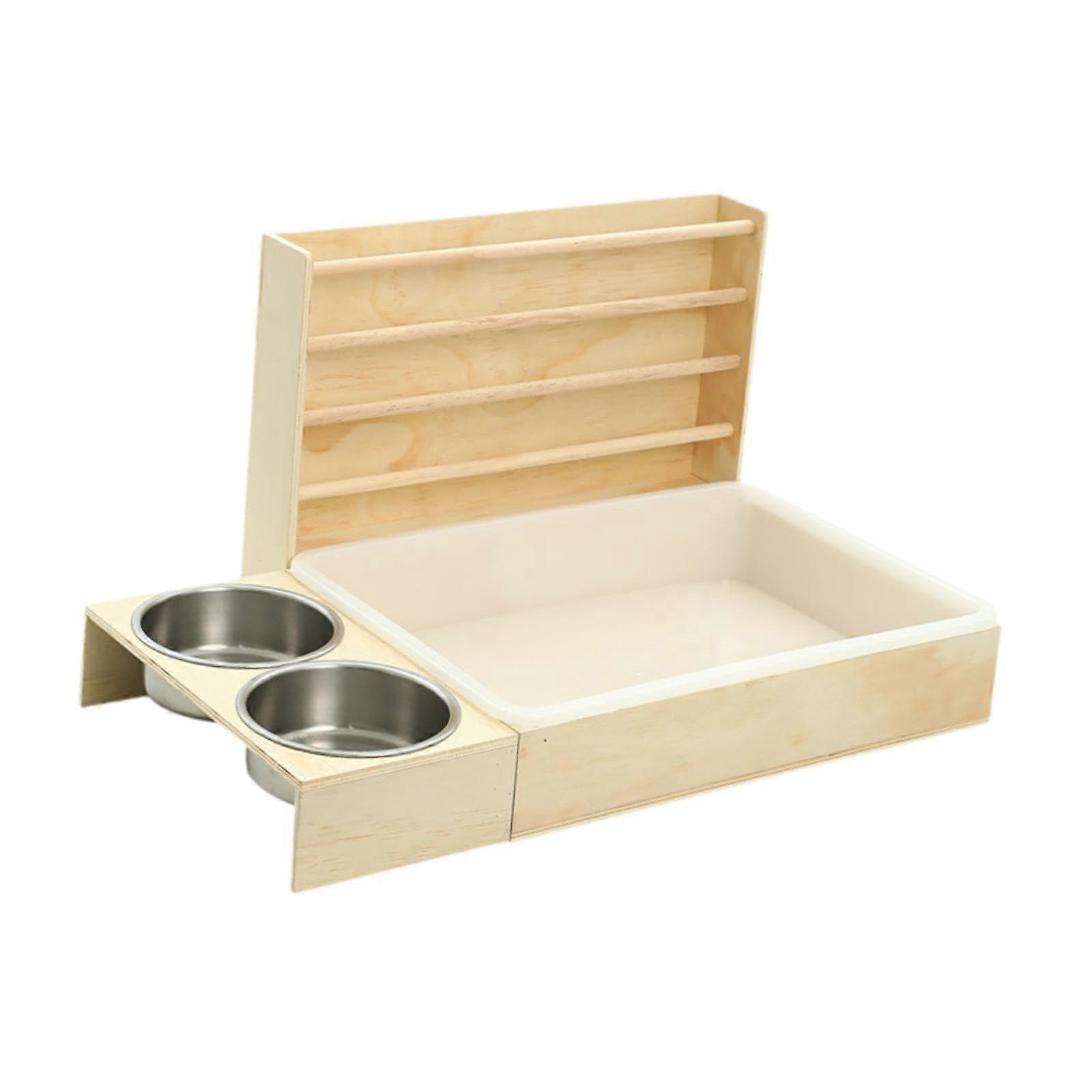 3in1 Rabbit Hay Feeder, Portable Feeding Station, Large Capacity, Multifunctional, Pet Supplies, Hay Holder for Rabbits, Style A