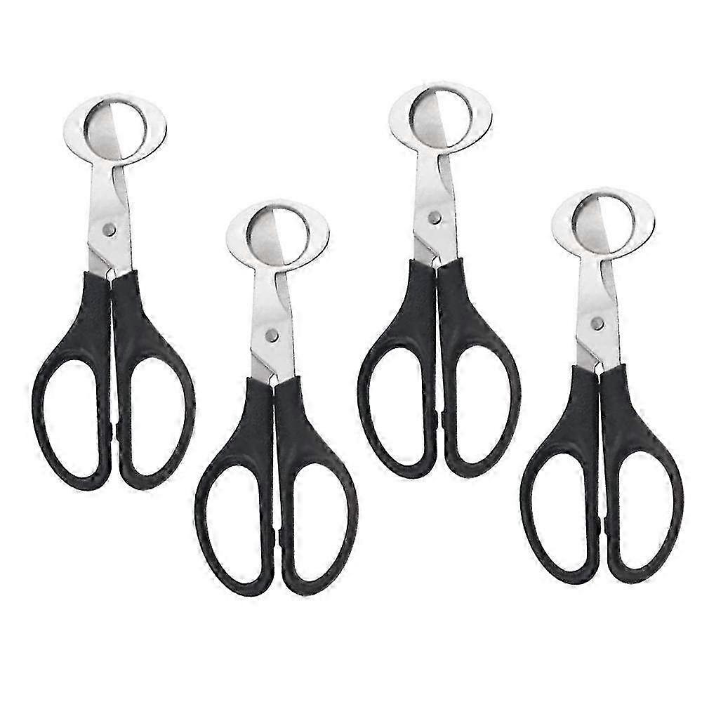 4PCS Quail Egg Cutter Tool Set - Kitchen Shears & Shell Separator for Small Quail Eggs - Practical Egg Cracker & Scissors Opener
