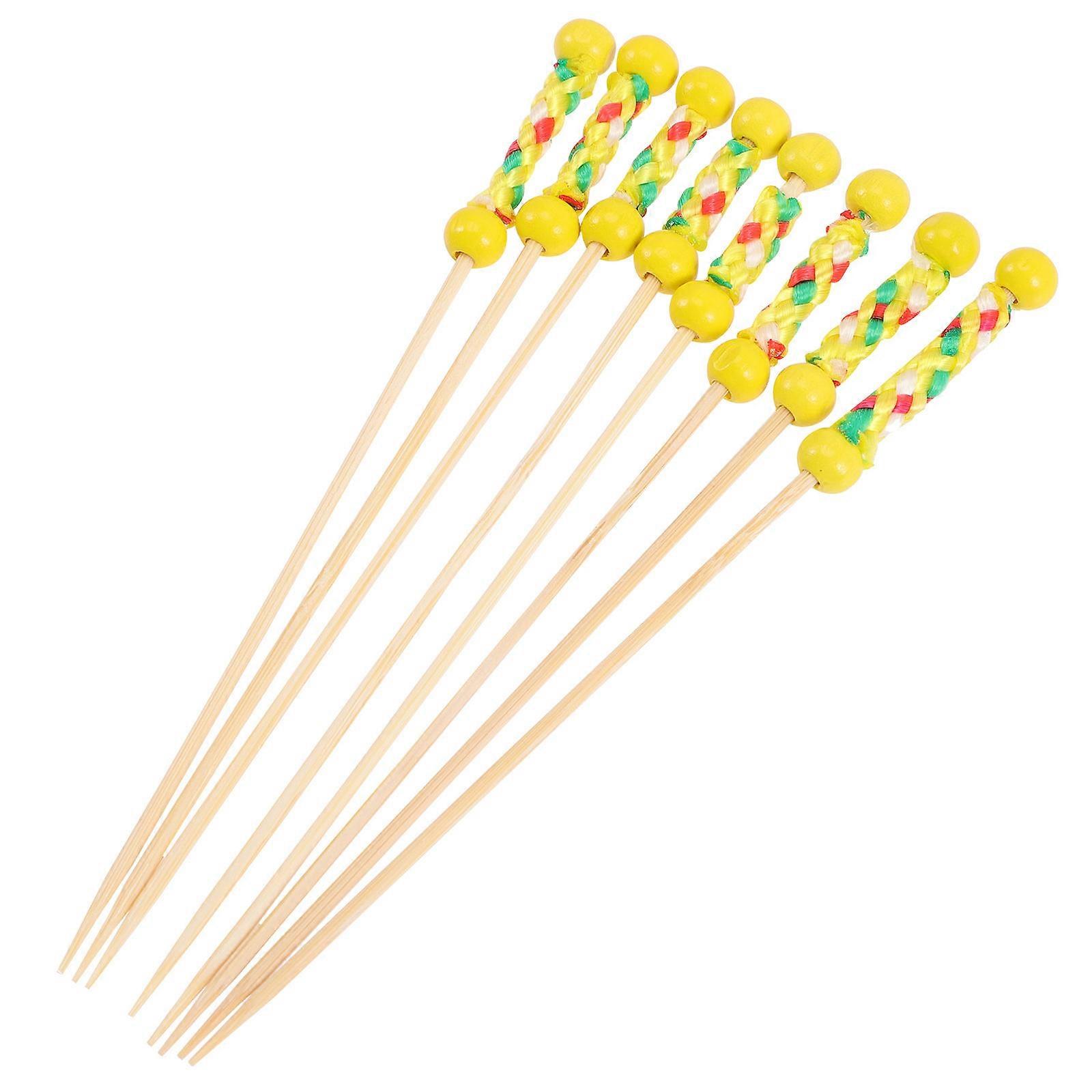 200Pcs Assorted Color Fruit Pick Delicate Design Party Supplies Adults Cocktail Party Accessory