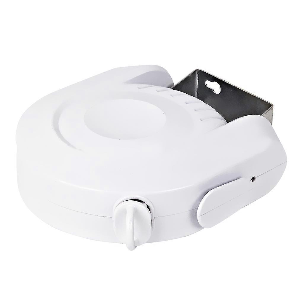 White Hanging Clothes Machine with Automatic Rewind for Hotel Rooms 15m Portable Clothes Line