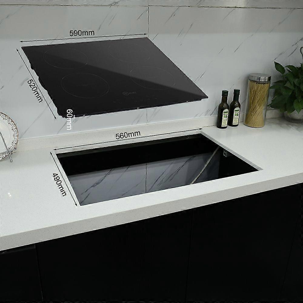 4 Zone Induction Hob Home Kitchen Built-in Cooktop Electric Hobs
