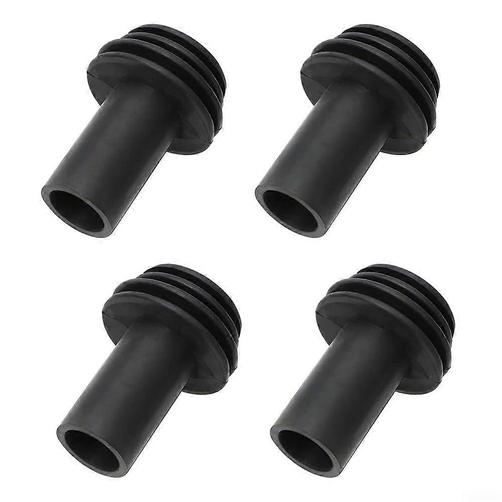 Extensions for motorhome gutter outlets, 4 pieces for maximum coverage.