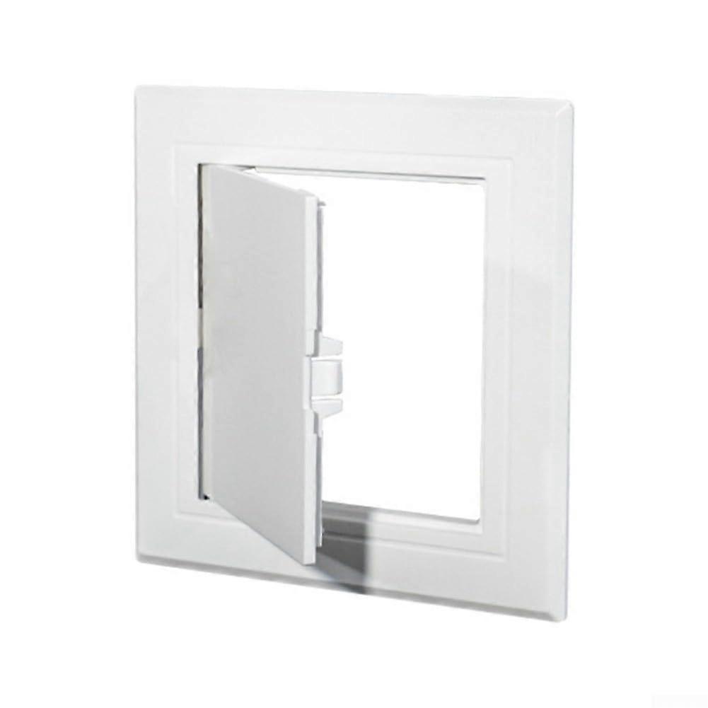 White ABS Ceiling Inspection Cover 200x200mm for Plumbing and Electrical Applications, Durable and Versatile Design