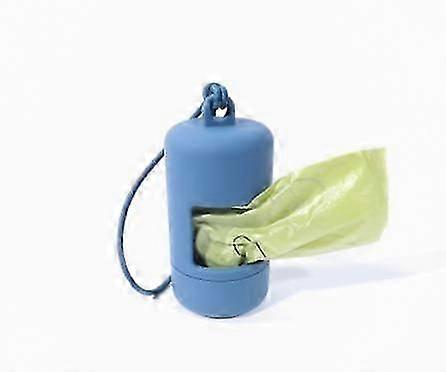 موزع كيس أنبوب حر اليدين ، حامل كيس أنبوب مقود ، موزع أكياس نفايات الأليفة المحمولة البلاستيكية - أكياس القمامة غير مدرجة