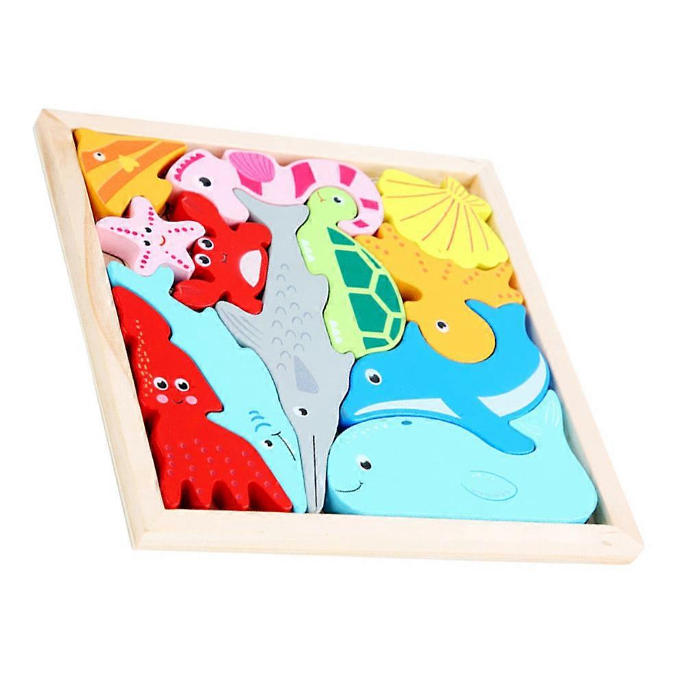 Ocean Puzzle Toys Made of Synthetic Material for Kids Assorted Color