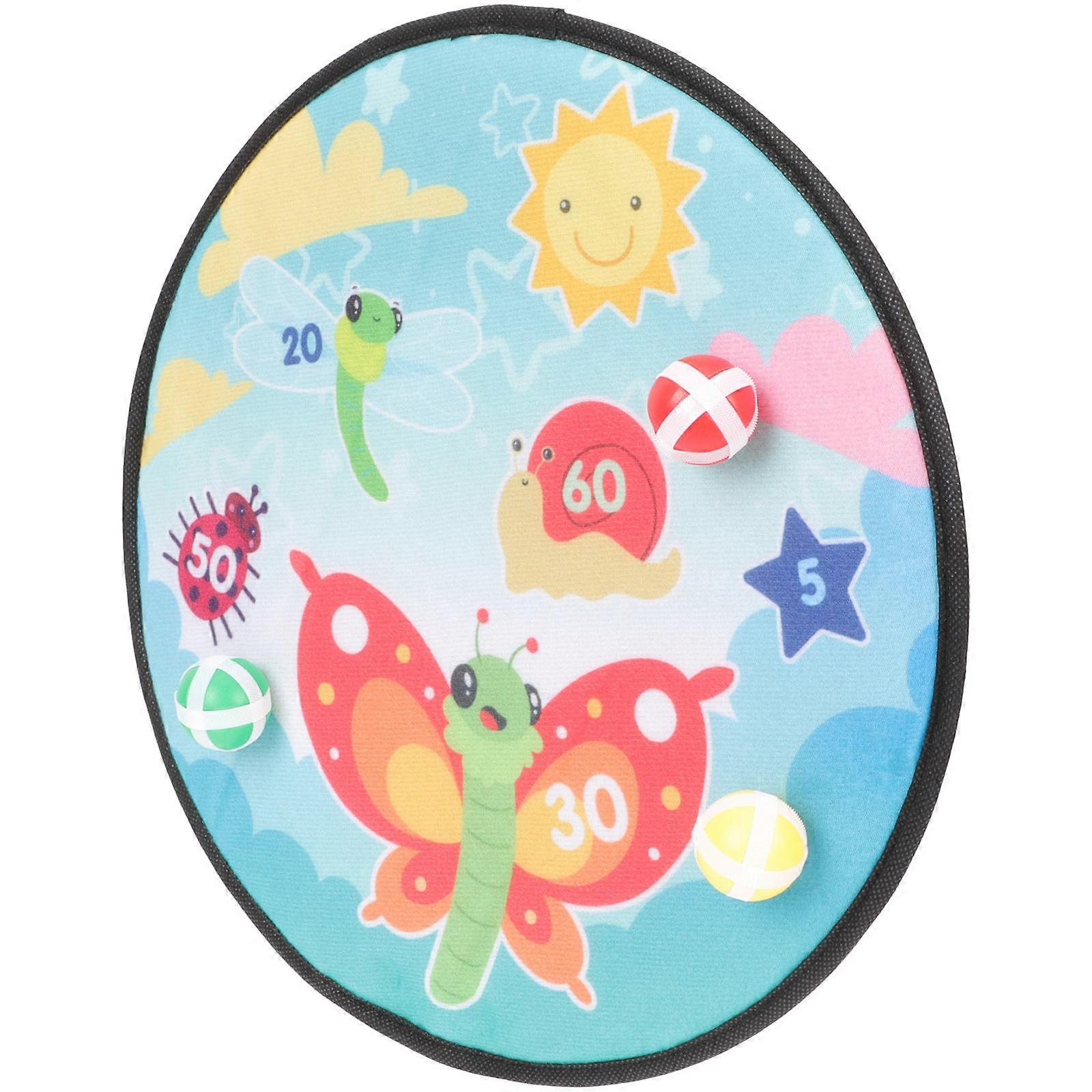 Children's Board Game with Sticky Balls 1 Set Enhancing Concentration Training Ideal for Families and Outdoor Occasions Made of Multi Fabric