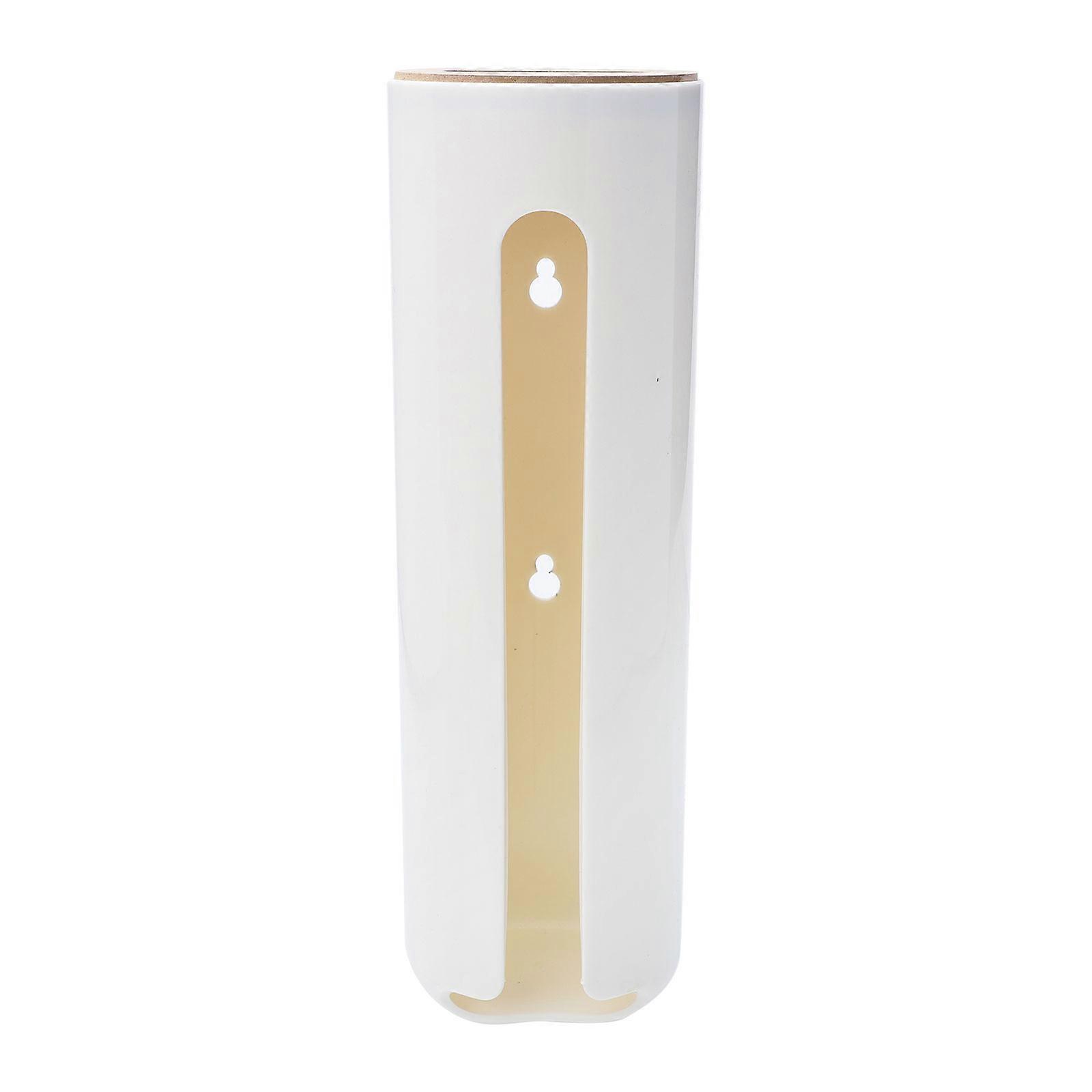 Wall-Mounted Storage Case Makeup Cotton Pad Container Bathroom Accessories White 1Pack