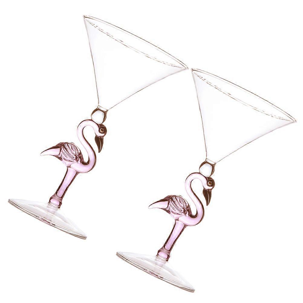 2pcs Stylish Frosted Glass Cocktail & Wine Goblets – Multi Use Party Glassware for Home, Bars & Restaurants