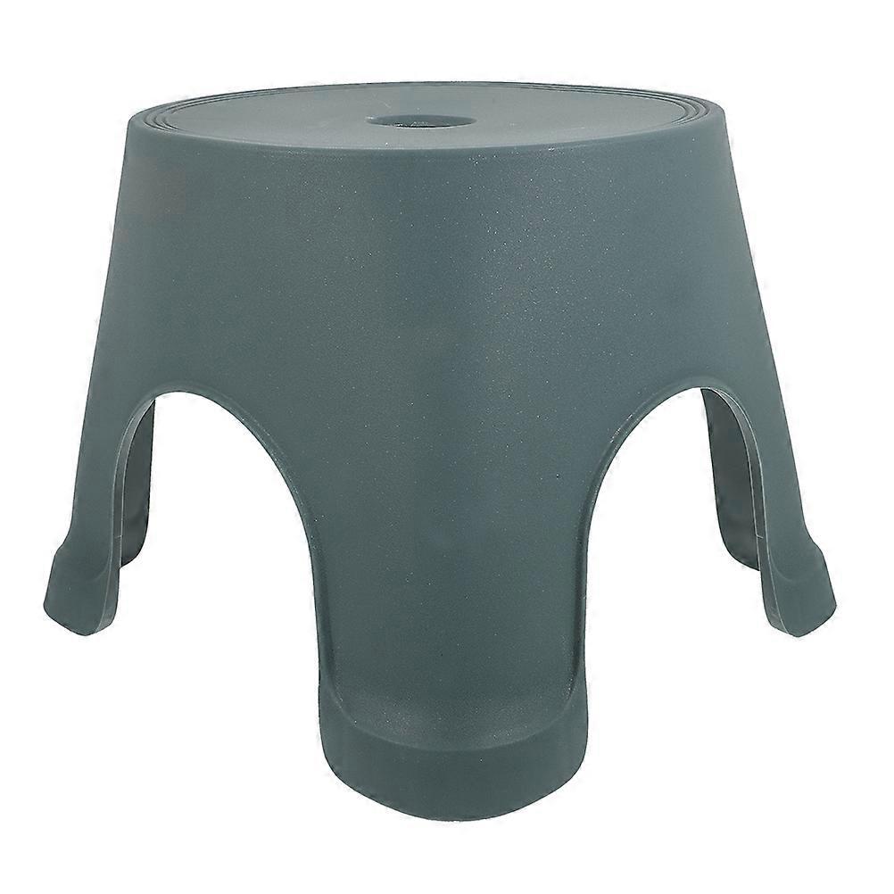 Non Slip Plastic Foot Stool for Bathroom Use – Compact, Stackable Design – Large Stool for Adults