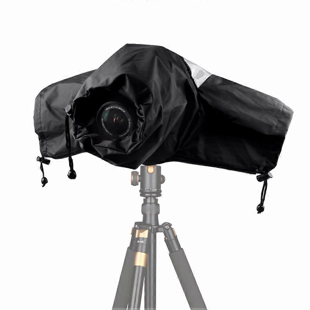 Μαύρος εξοπλισμός βροχής κάμερας DSLR κατασκευασμένος για προστασία από τις καιρικές συνθήκες στην εξωτερική φωτογραφία και τις απροσδόκητες συνθήκες 1Set