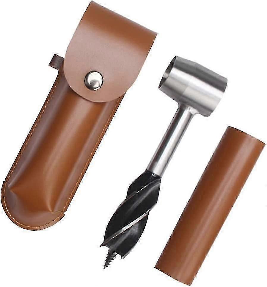 Hand Drill For Woodworking - Manual Wrench, Bushcraft Hand Auger, Drill Bit for Woodworking, Multi-Purpose Tool