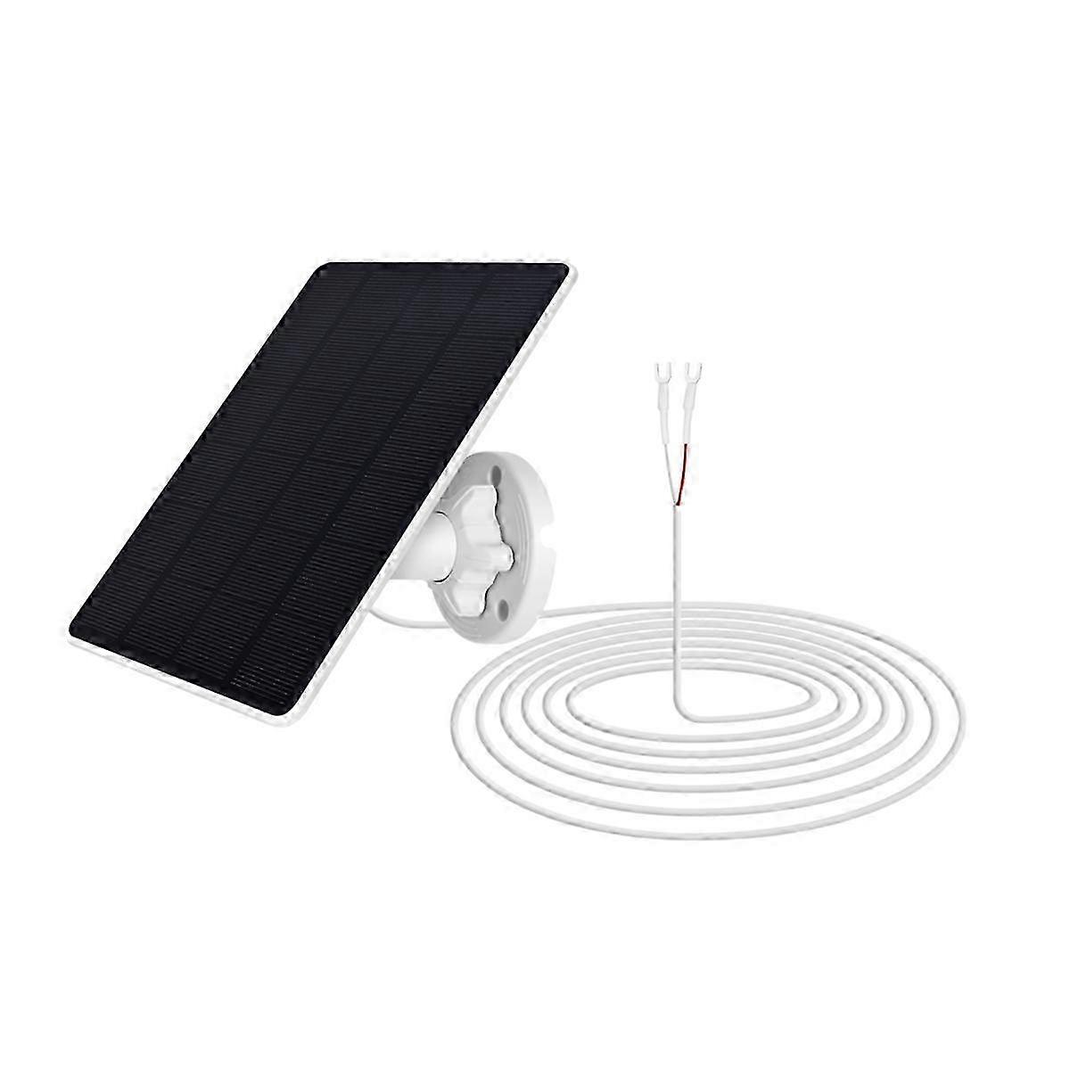 Solar Panel with 4M Extension Cable, IP65 Weatherproof and Adjustable Bracket for Ring Doorbell