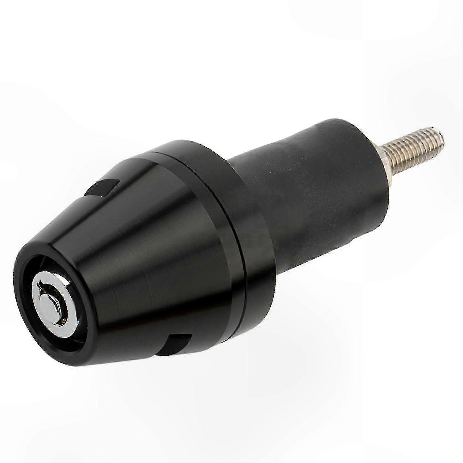 Universal Motorcycle Handlebar Plug with Anti-theft Helmet Lock Compatible with Certain Brands like , , Spring Breeze, Benelli, and