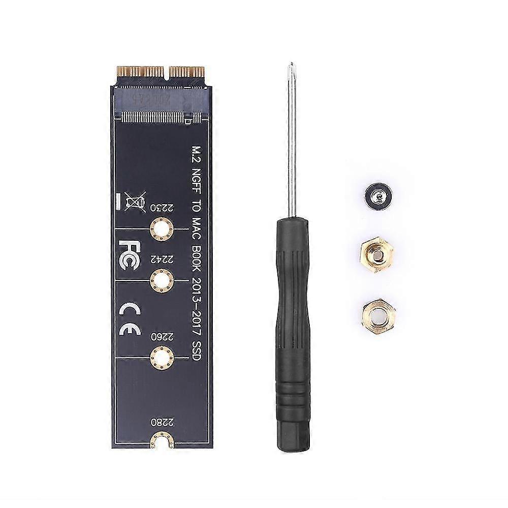 M.2 NVME SSD Convert Adapter Card for MacBook Air Pro Retina 2013-2017 NVME/AHCI SSD Upgraded Kit For A1465 A1466 A1398 A1502