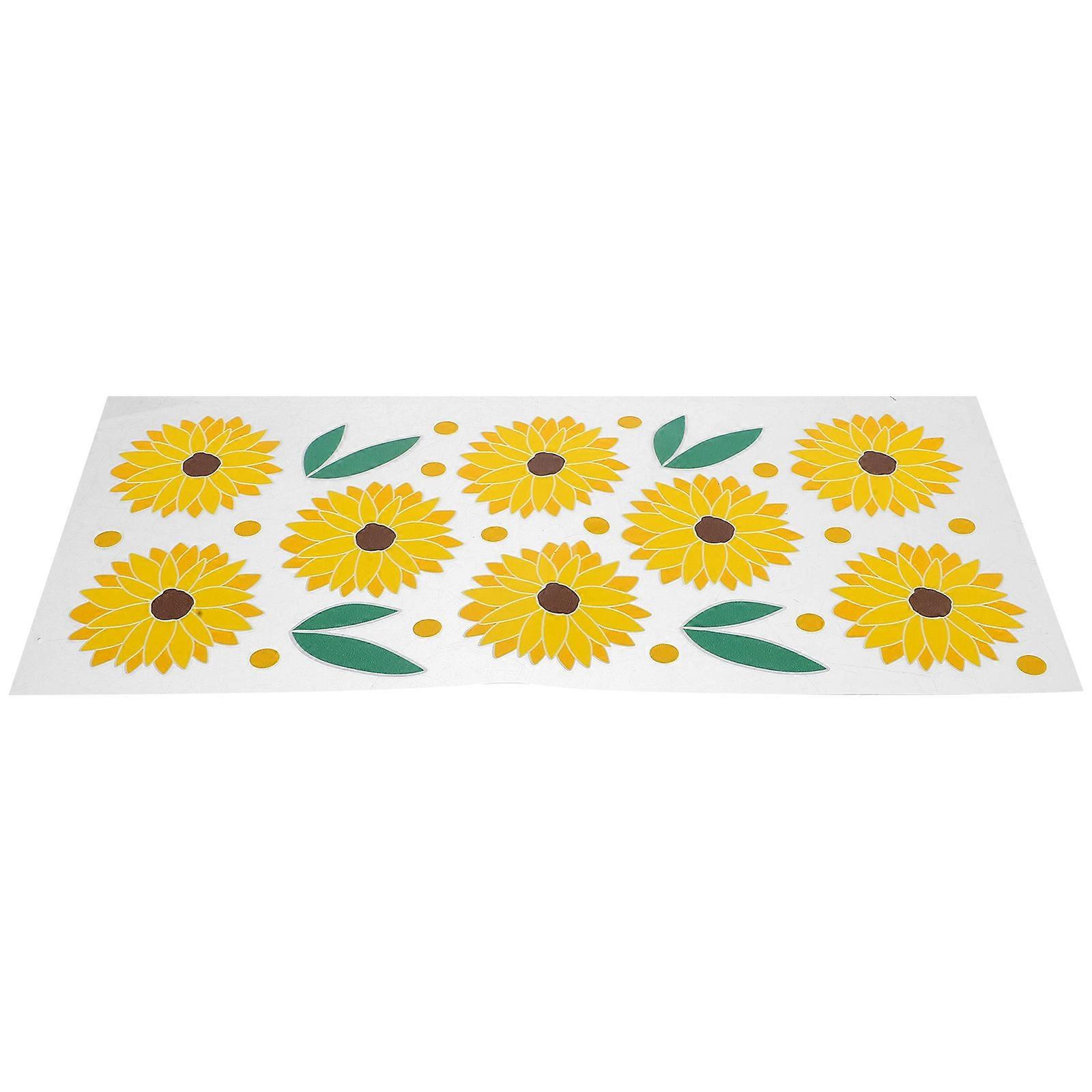 Cute Flower Rub Transfer Sticker for Glass Cups, Mugs & Drinkware – Easy Application for Latte, Juice & Coffee Containers