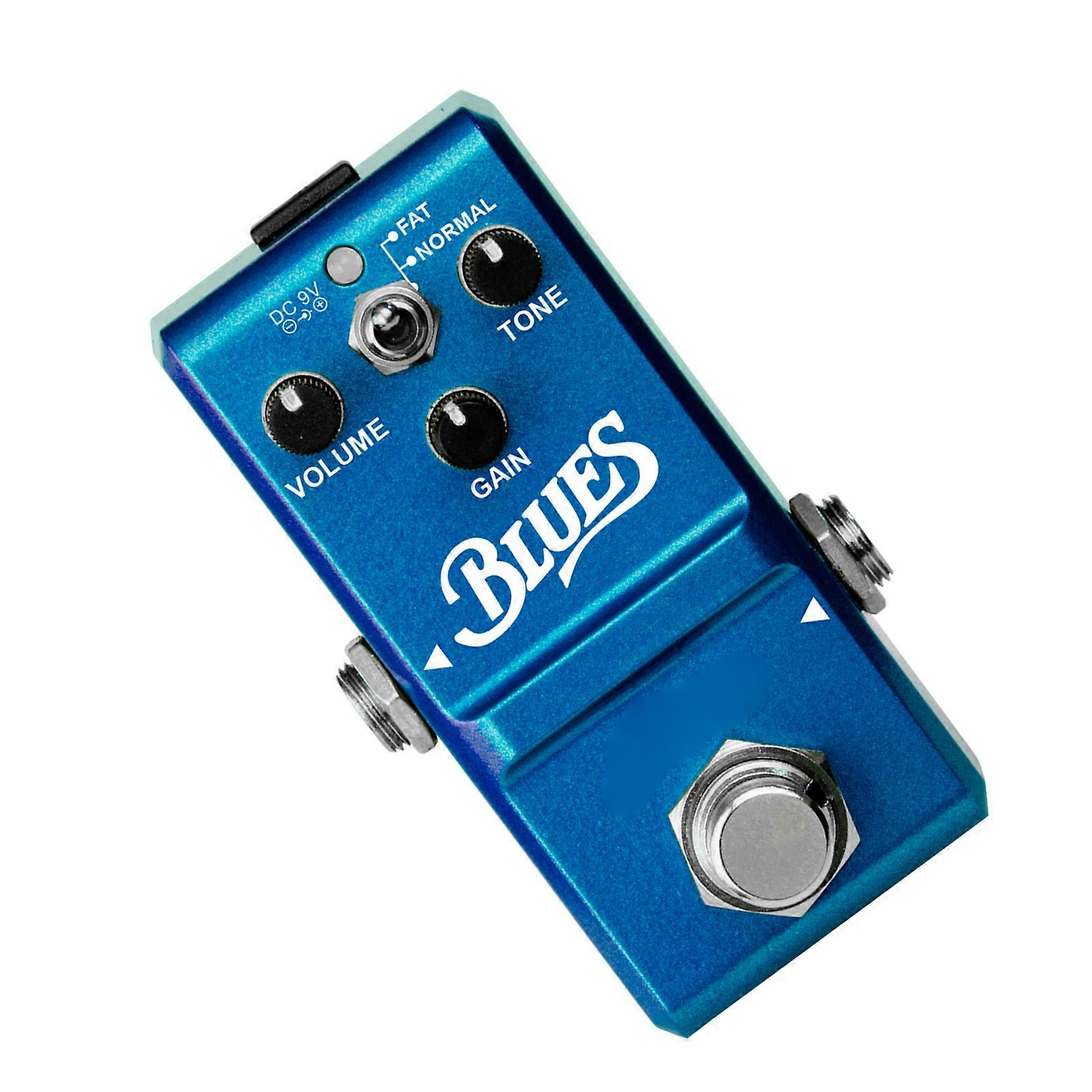 Rowin LN-321 Blues Pedal Wide Range Frequency Response Blues Style Overdrive Effect Pedal for Guitar