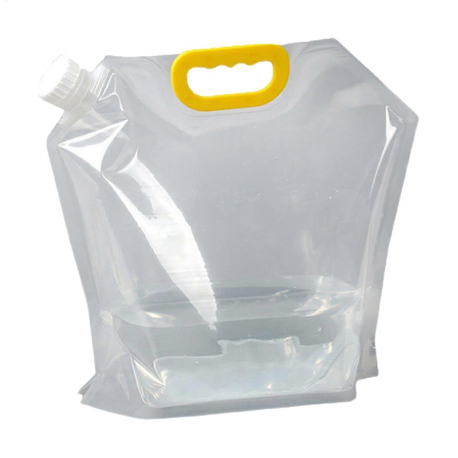 Foldable Water Bag, Portable Camping Water Storage Container With Thick Handle, Outdoor Hiking Travel