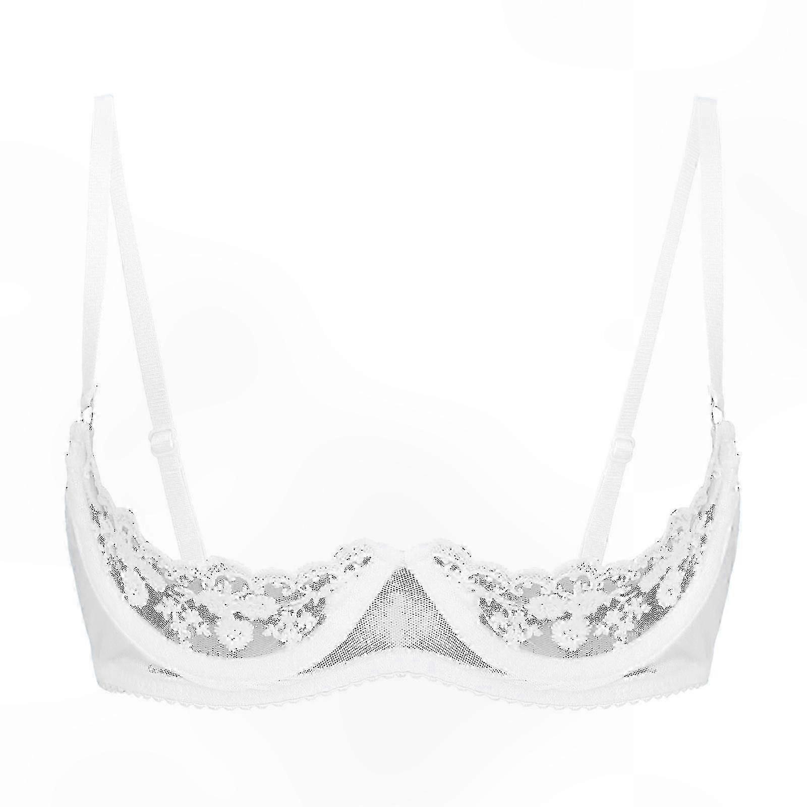 Lace Underwire Bra with Push-Up Support for Women - Adjustable Straps & Padded Cups for Comfort and Style