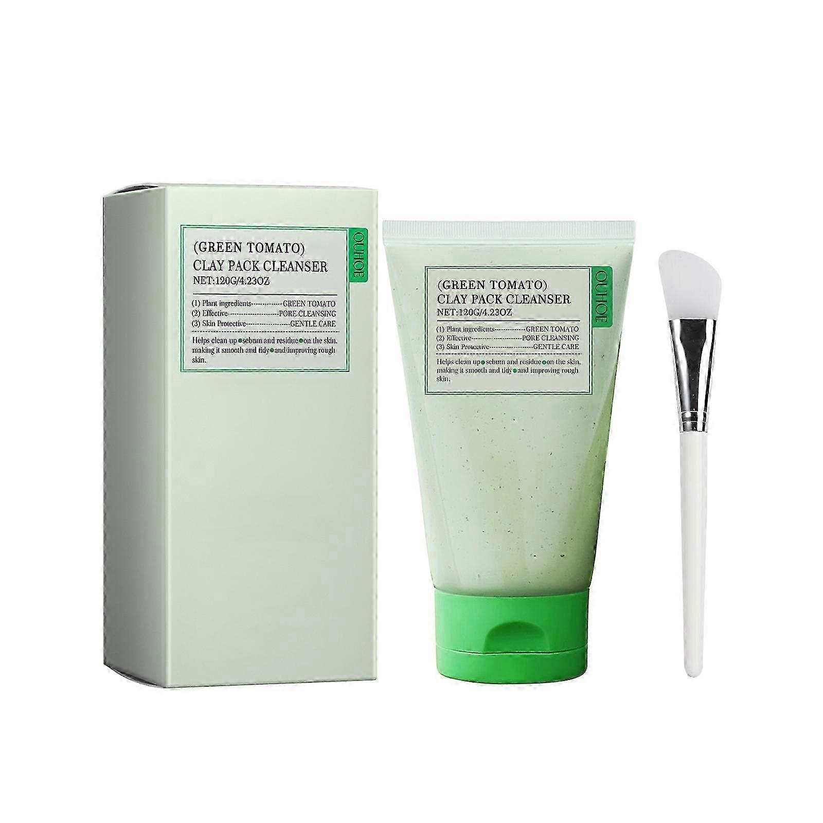 OUHOE green tomato cleanser Gentle cleansing pores balancing oil Refreshing and refreshing nourishing cleanser high quality